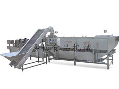 Double layer sterilizing cooling air drying production line