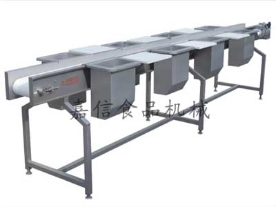 Six position sorting conveyor